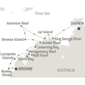 Exploring the Kimberley - with Nat Geo map